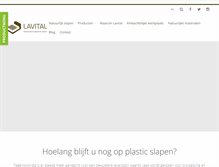 Tablet Screenshot of lavital.nl